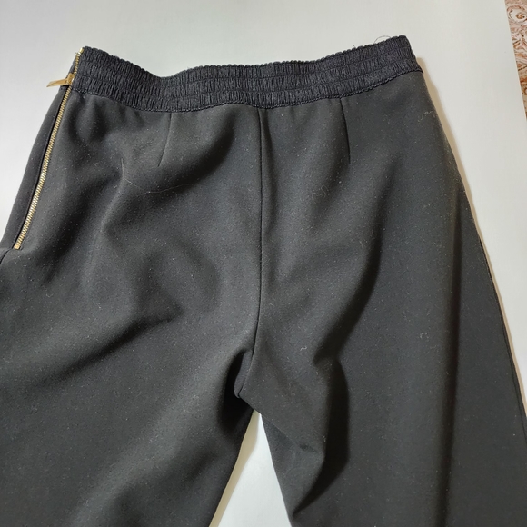 Kate Spade Black Ponte Knit High Rise Side Zip Slim Leg Pants - Picture 5 of 8